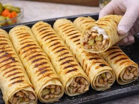 شاورما دجاج مشوية